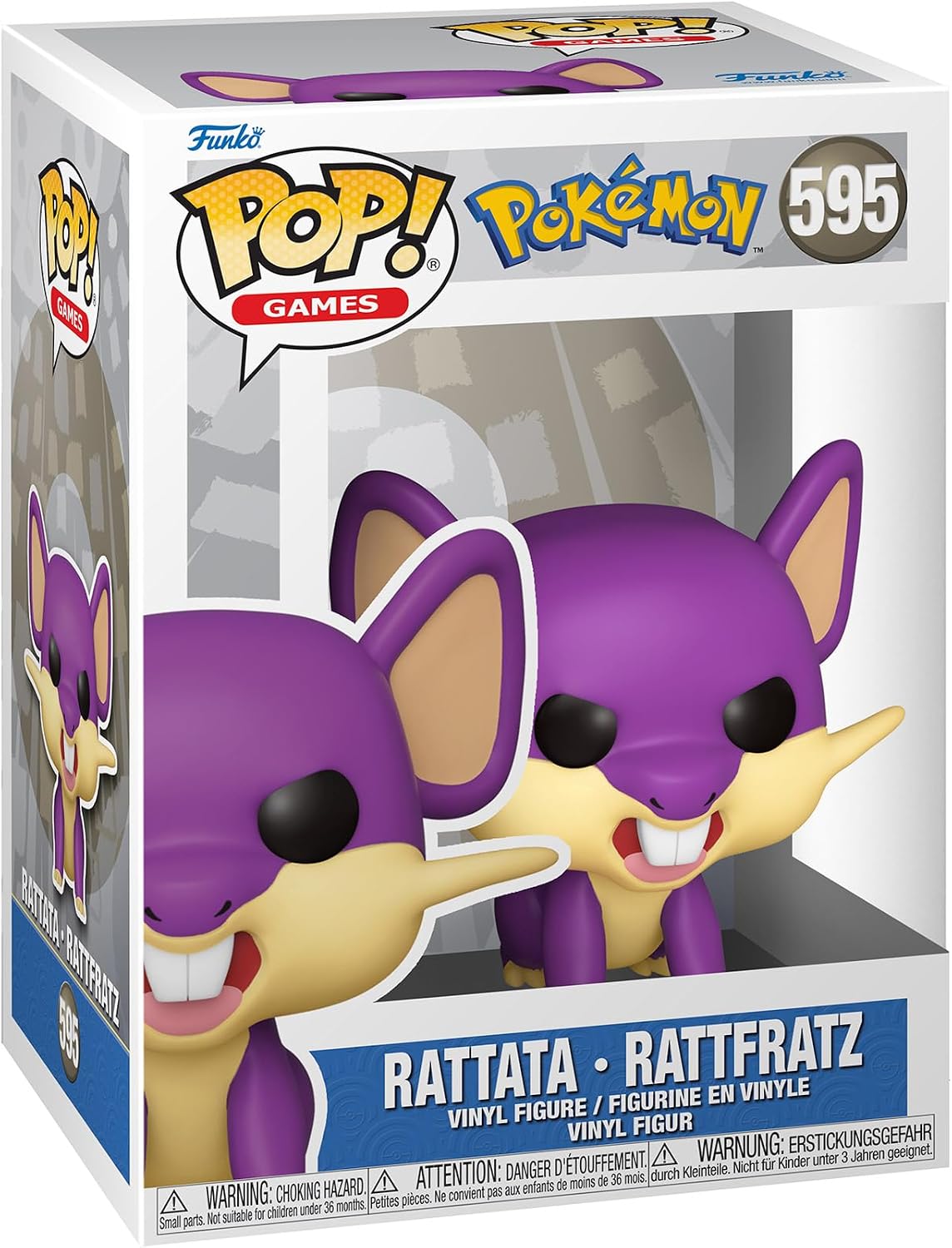 Funko - Figurine Pokemon - Rattata Pop 10cm - 0889698746328