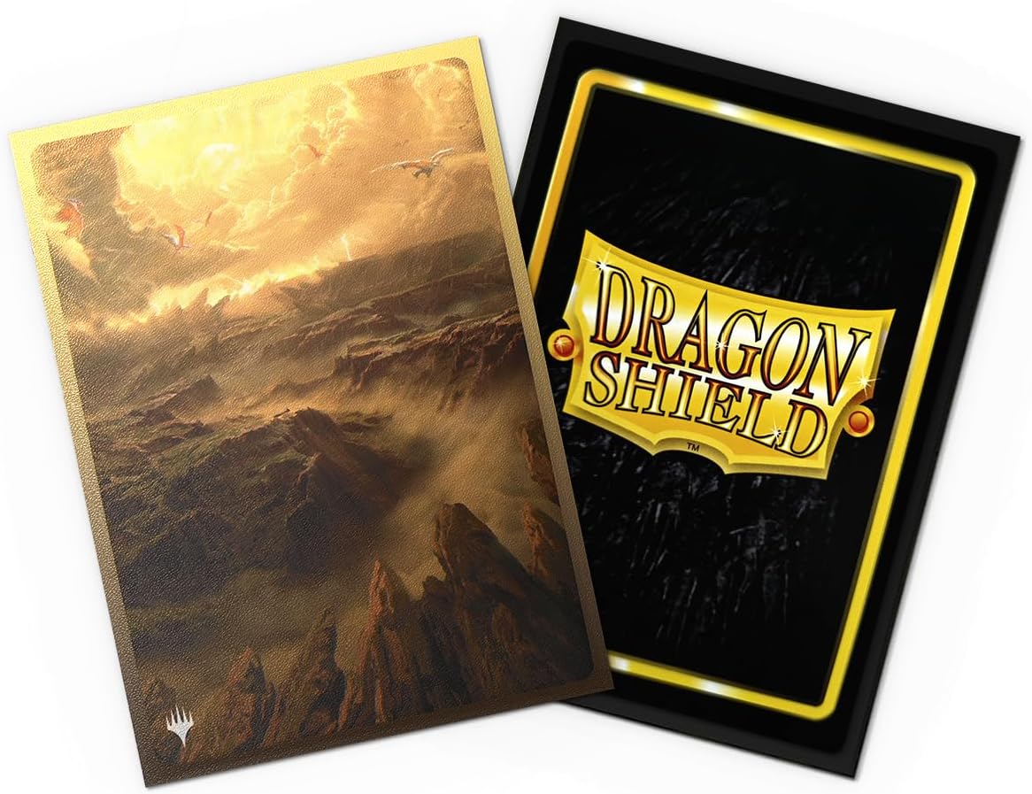 Dragon Shield | Matte Dual Art Sleeves | 100 CT - Smooth & Tough Premium TCG Sleeves | Compatible with Magic: The Gathering | Landfall Series – Arid Mesa