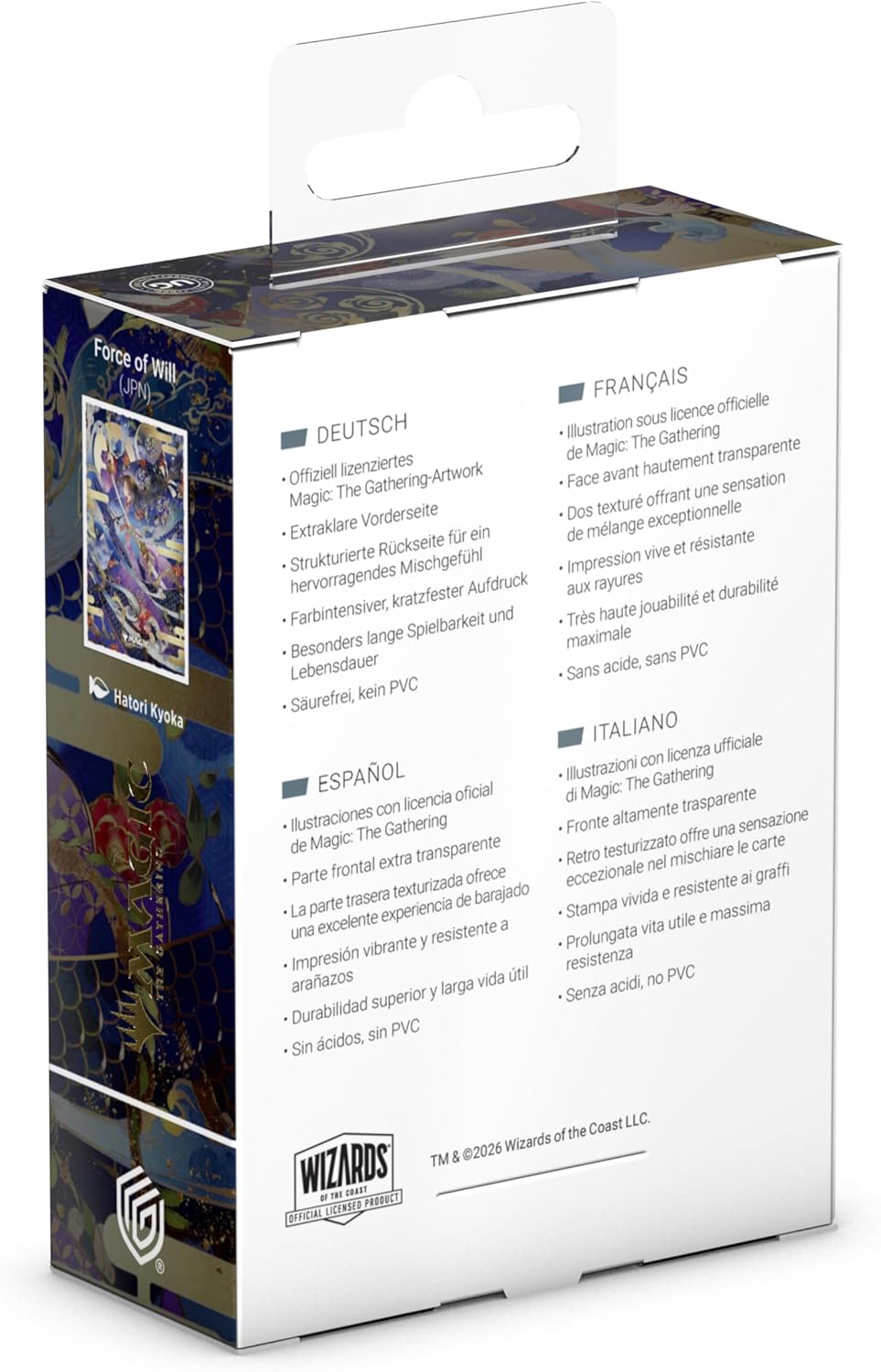 Ultimate Guard - Art Sleeves - Magic: The Gathering Universes Beyond - Secrets of Strixhaven - Force of Will (Japanese Art)