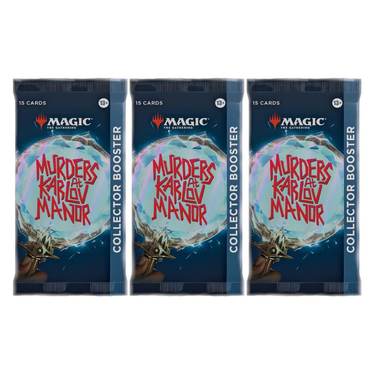 MAGIC THE GATHERING: MURDERS AT KARLOV MANOR COLLECTOR BOOSTER PACK (3 PACKS)