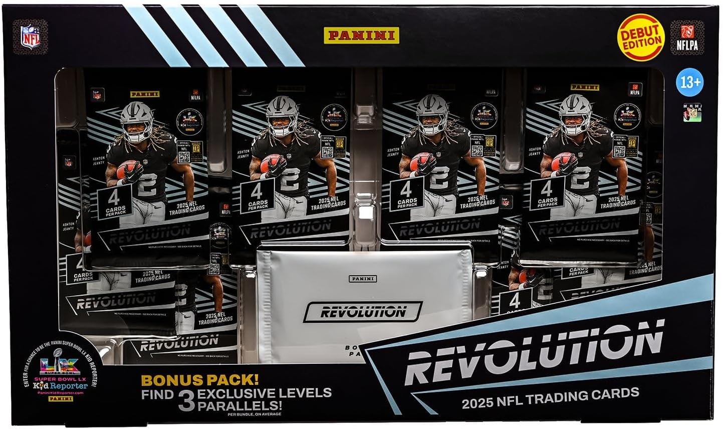 2025 Panini Revolution Football Debut Edition Trading Card Box