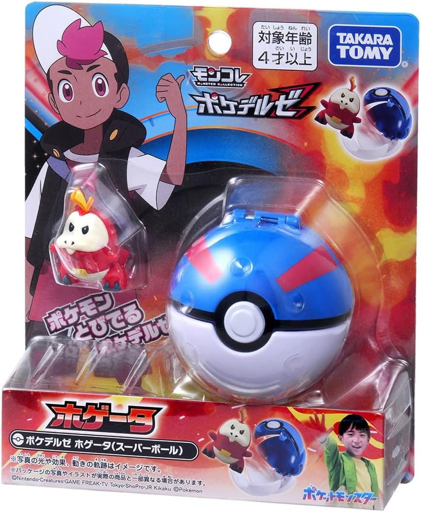 Takara Tomy Pokemon Moncolle Pokederze Fuecoco (Great Ball)