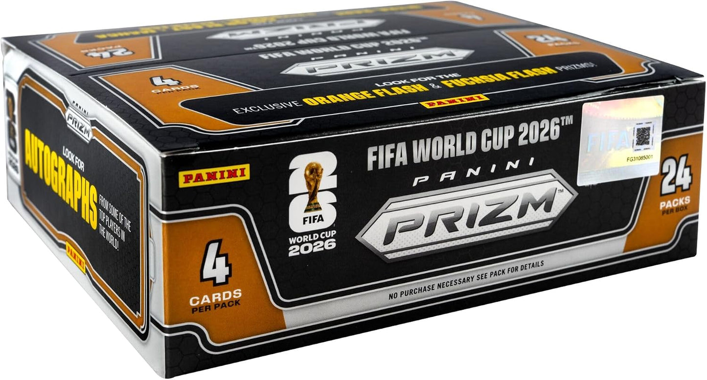2026 Panini Prizm World Cup Soccer Trading Cards 24 Count Retail Box