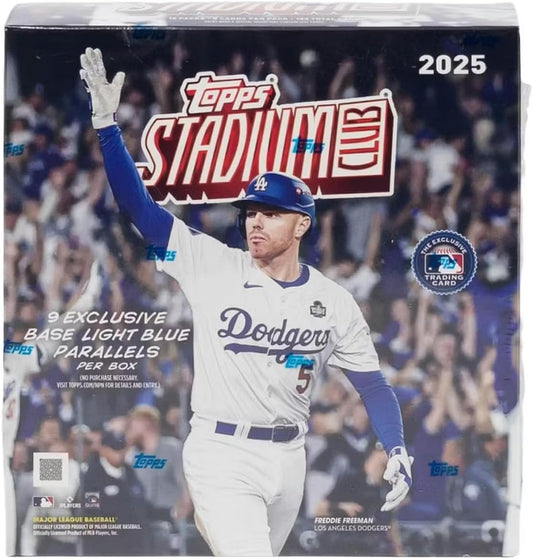 2025 Topps Stadium Club Baseball Mega Trading Card Box (2 Sepia Parallels Per Box)