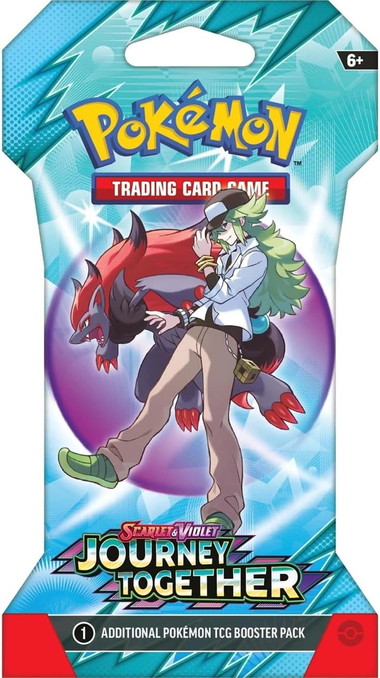 Pokemon TCG - Scarlet & Violet: Journey Together - 8 Booster Pack Lot - 80 Cards