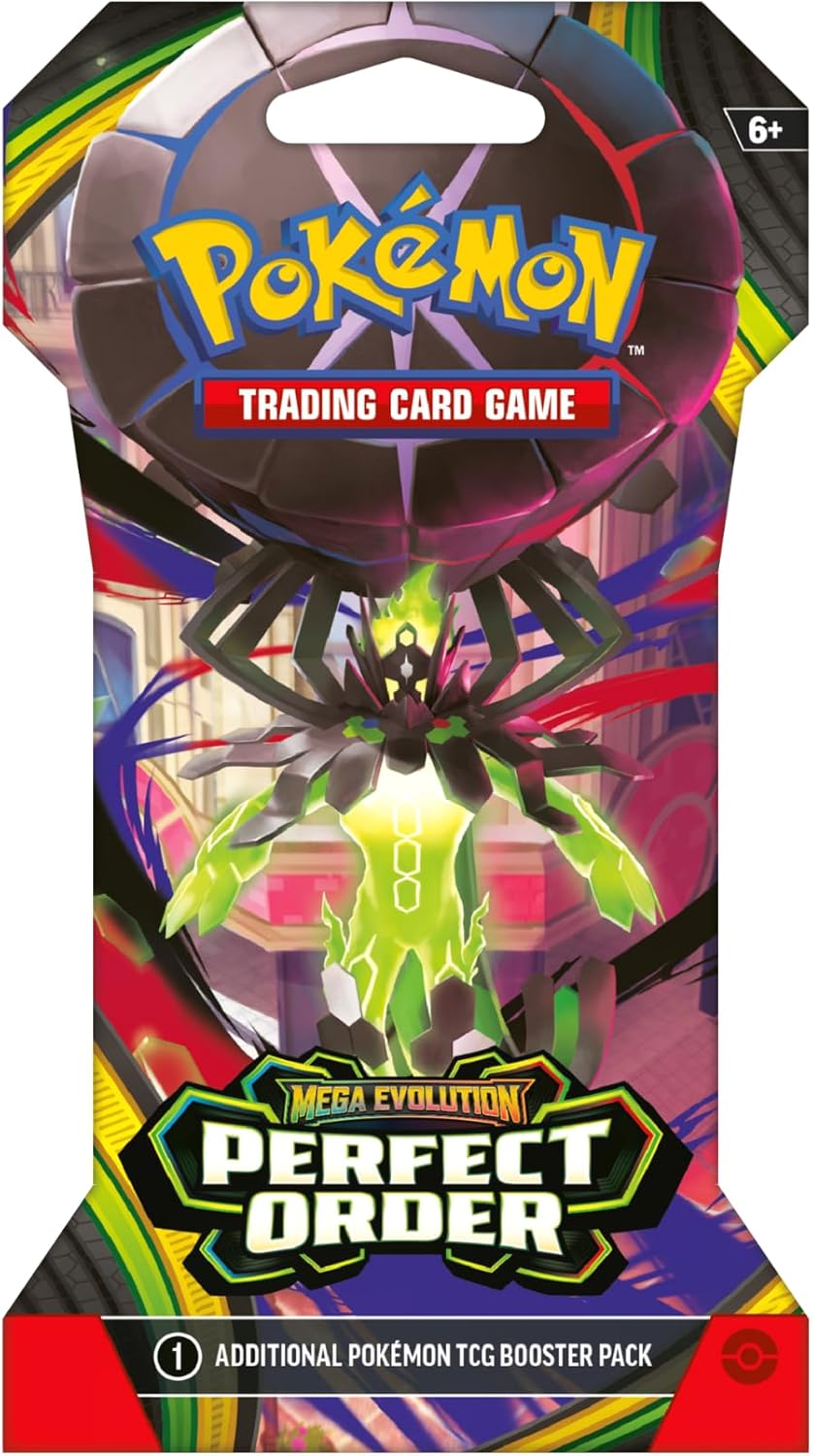Pokemon TCG: Mega Evolution Perfect Order Sleeved Booster Pack Lot - 8 Packs