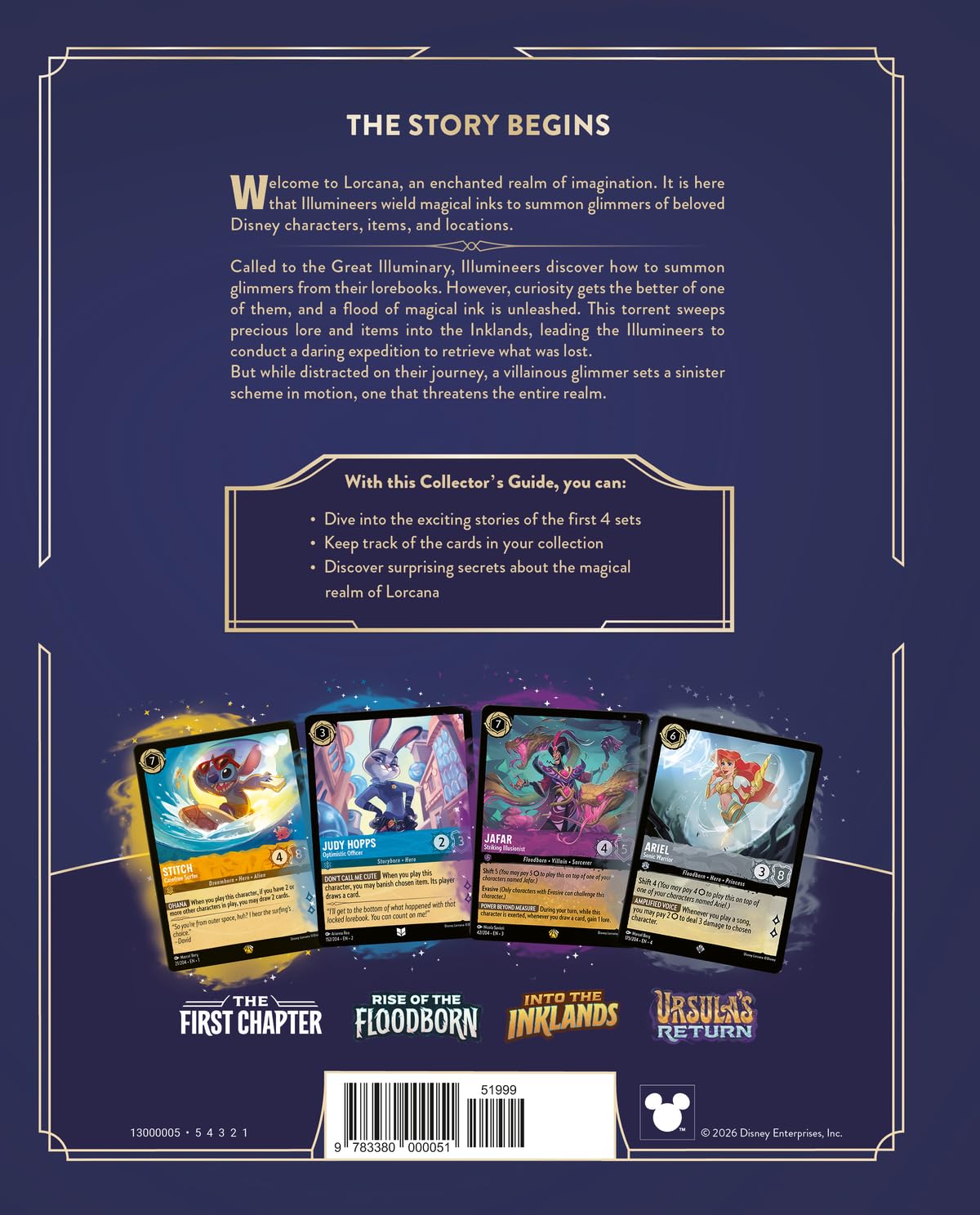 Disney Lorcana Trading Card Game - Official Collector's Guide: Sets 1-4