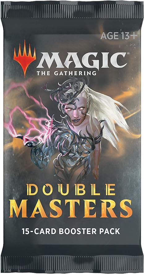 Magic: The Gathering Double Masters 2020 Draft Booster Pack | 15 Magic Cards | 2 Rares | 2 Foils