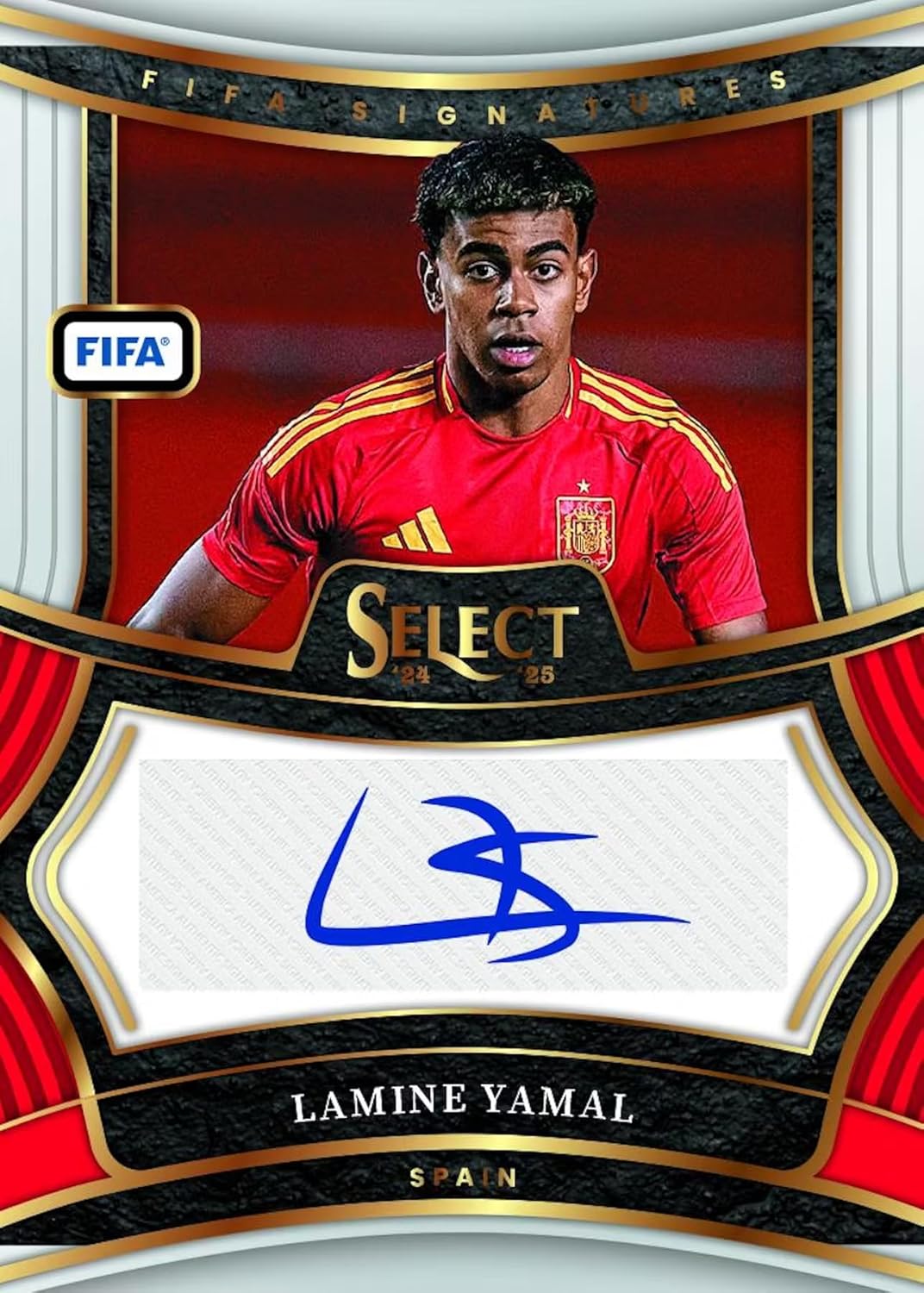 Panini 2024/25 Select FIFA Soccer Hobby Trading Card Box (3 Autographs or Memorabilia Cards Per Hobby Box)