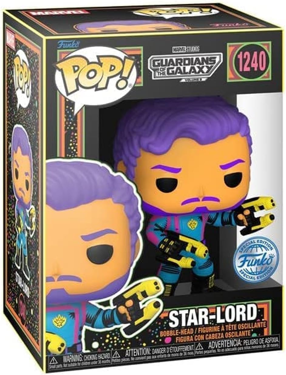 Funko POP! Blacklight Star-Lord Marvel Guardians of The Galaxy Vol. 3 Exclusive