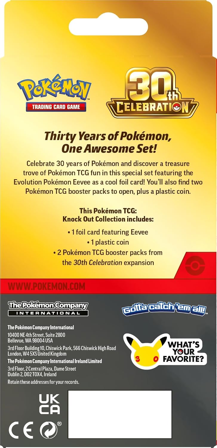 Pokemon TCG: 30th Celebration Knock Out Collection - Presale Ships 09/16/2026