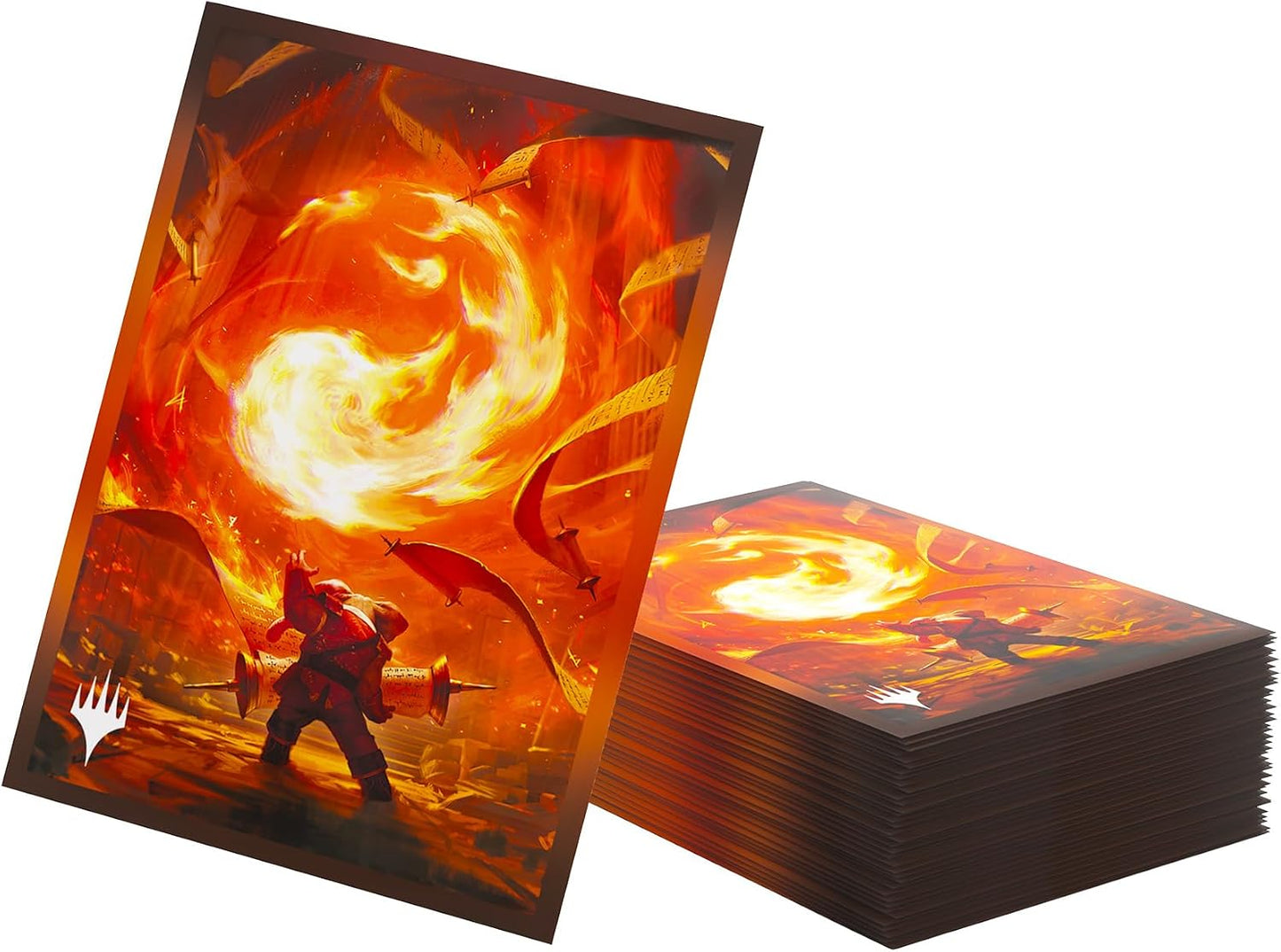 Gamegenic Magic: The Gathering Secrets of Strixhaven Premium Art Sleeves - 105 Matte Textured Card Sleeves with Full-Color Artwork, Tournament-Ready & Plastic-Free Packaging