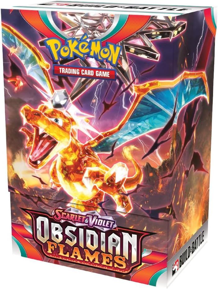 Pokemon Scarlet & Violet SV03 Obsidian Flames Build & Battle Box - 4 Packs