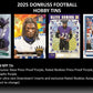 2025 Panini Donruss Football Trading Cards Tin