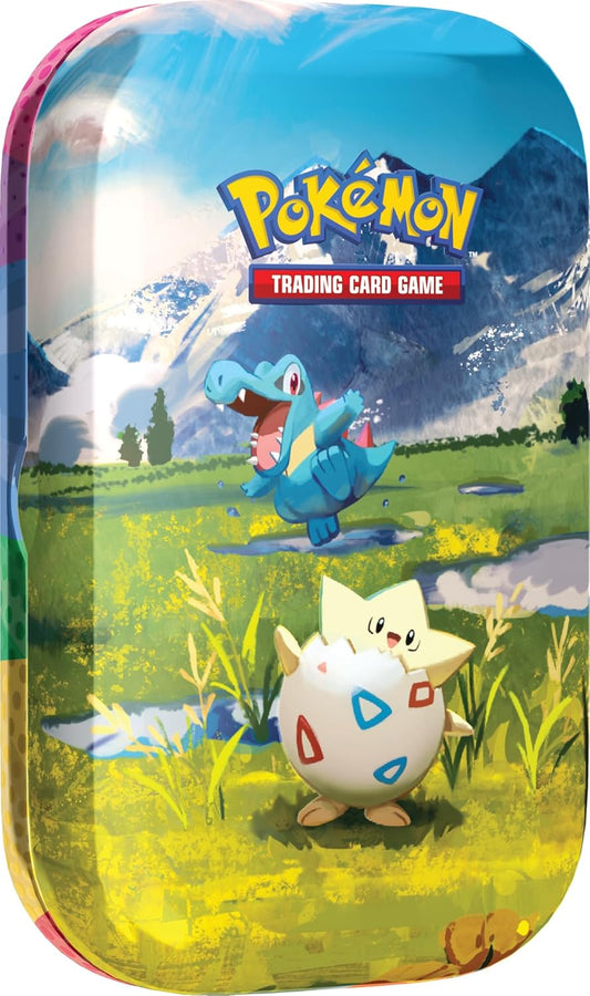 Pokemon TCG: Mega Evolution—Ascended Heroes Mini Tin: Togepi & Totodile (1 Sticker Sheet, a Pokémon Art Card & 2 Booster Packs)