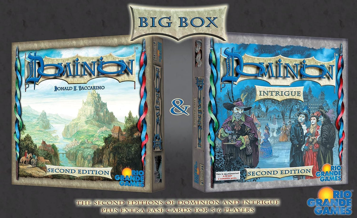 Dominion Big Box 2nd Edition - Deck Building Card Game for 2-6 Players