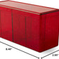 Arcane Tinmen Dragon Shield Storage Box: 4 Compartment Ruby