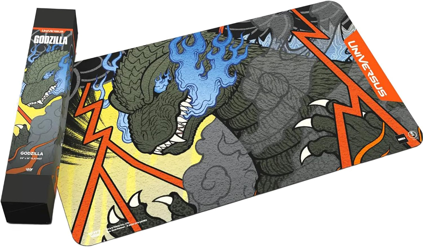 UniVersus: Godzilla Challenger Series - Godzilla Playmat - 24 x 14 Neoprene Mat, Tabletop Card Game Accessory, UVS Games, Officially Licensed