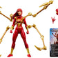 Marvel Legends Series Marvel's Spider-Man x Magic: The Gathering Mary Jane Watson (Iron Spider) - 6-Inch Action Figure Toy & Exclusive Foil Collectible Card Game Trading Card