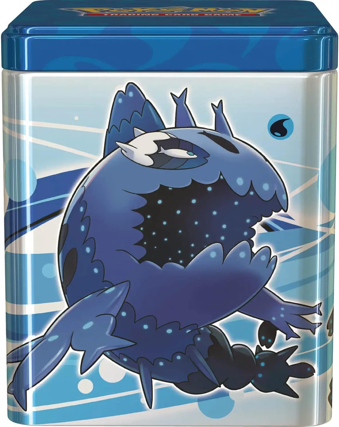 Pokemon TCG: Water Stacking Tin (3 Booster Packs & Coin)