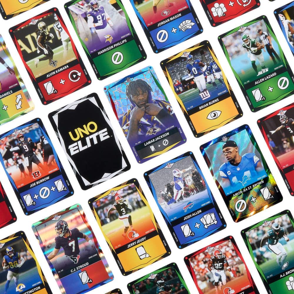 2025 UNO Elite NFL Booster Set Pack - 3 Packs - 10 Cards Per Pack