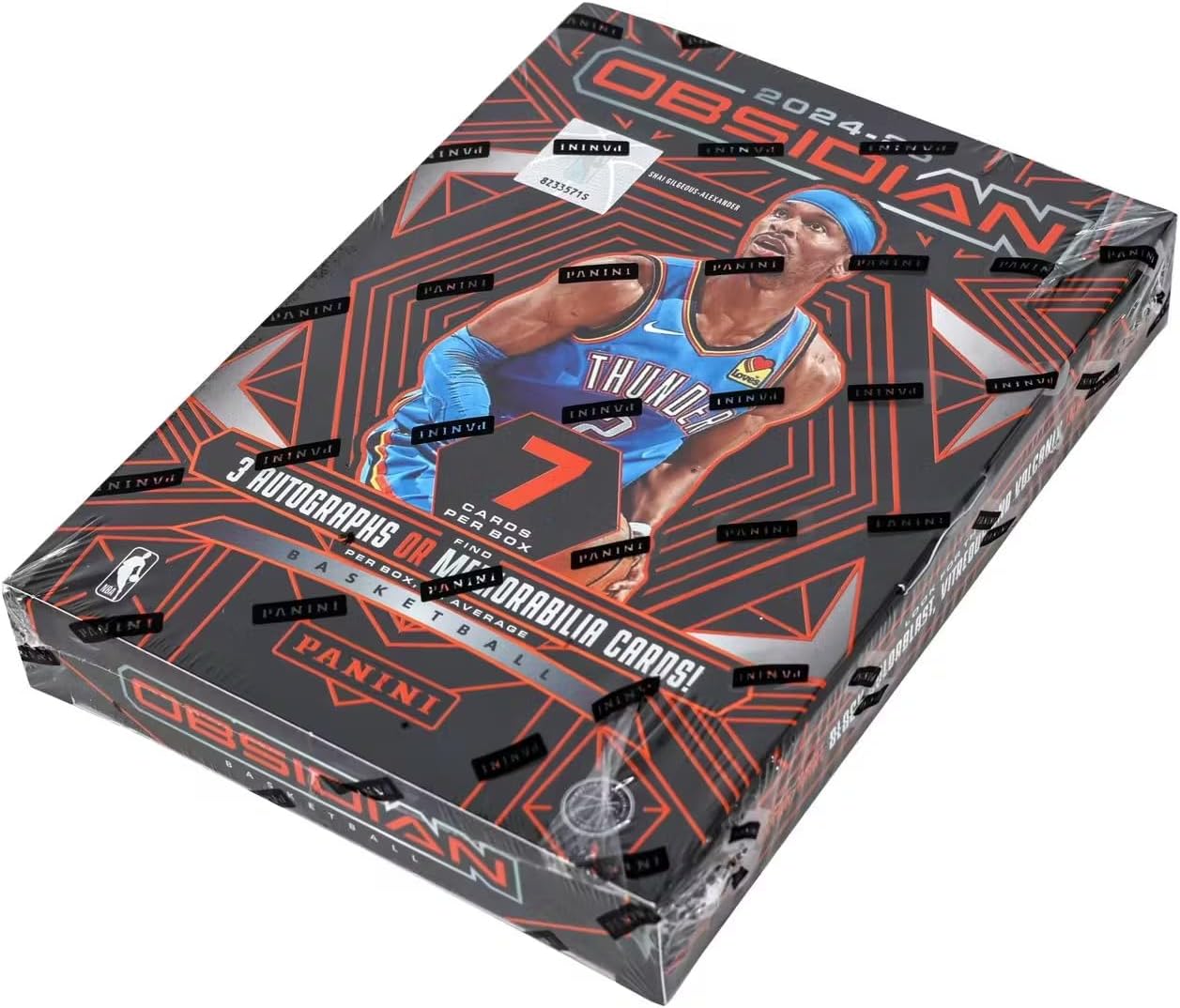 2024-25 Panini Obsidian Basketball Hobby Trading Card Box (2 Autograph Cards Per Box)