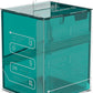 Ultimate Guard Boulder 100+ Clear, Deck Case for 100 Double-Sleeved TCG Cards, Malachite, Secure & Durable Storage for Trading Card Games, Transparent