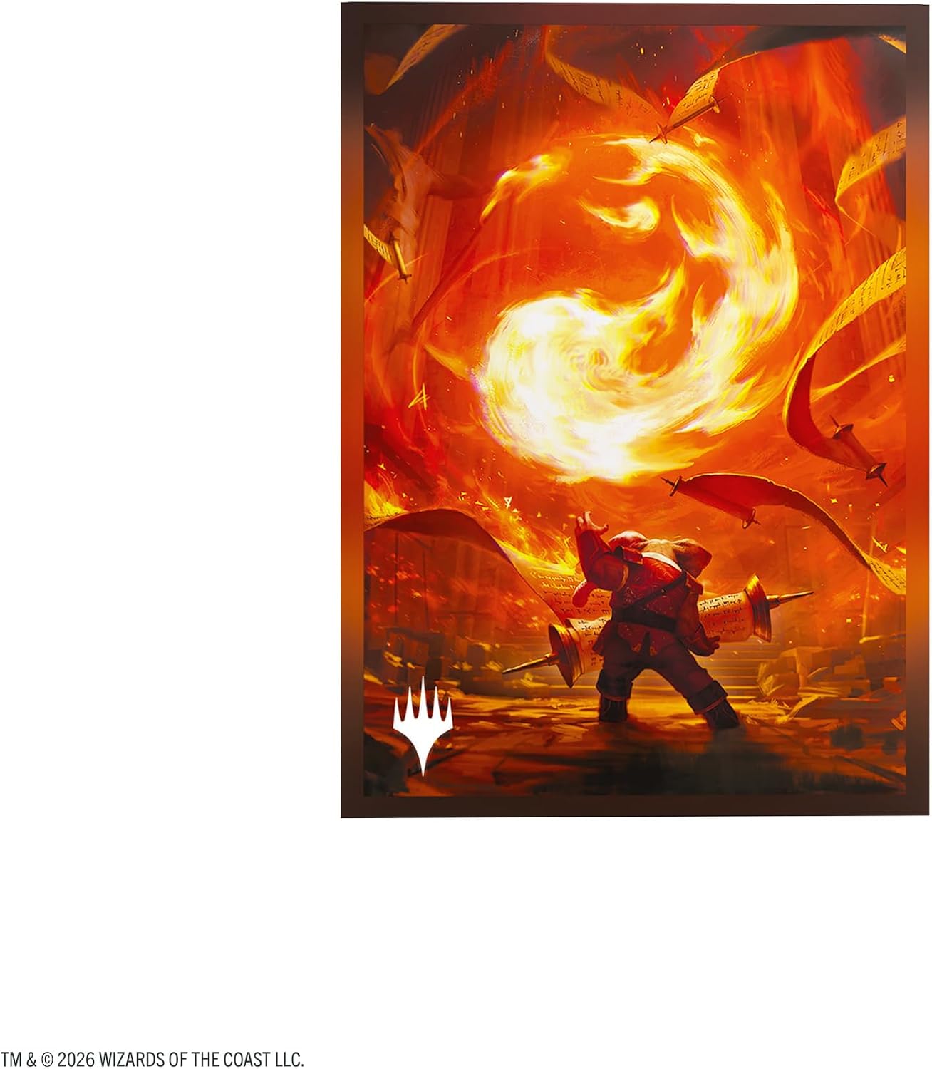 Gamegenic Magic: The Gathering Secrets of Strixhaven Premium Art Sleeves - 105 Matte Textured Card Sleeves with Full-Color Artwork, Tournament-Ready & Plastic-Free Packaging