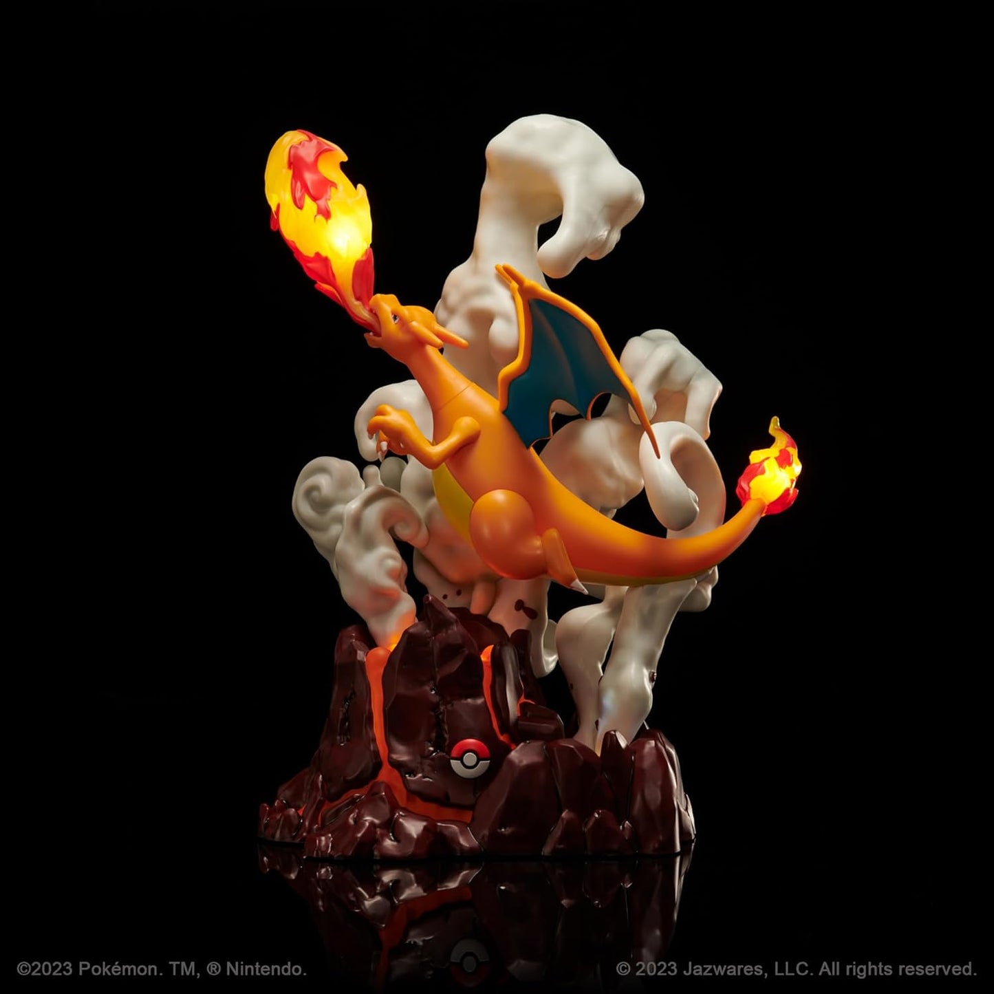 Pokémon PKW3173 Deluxe Collector Statue - Glurak Official Collectible Figure