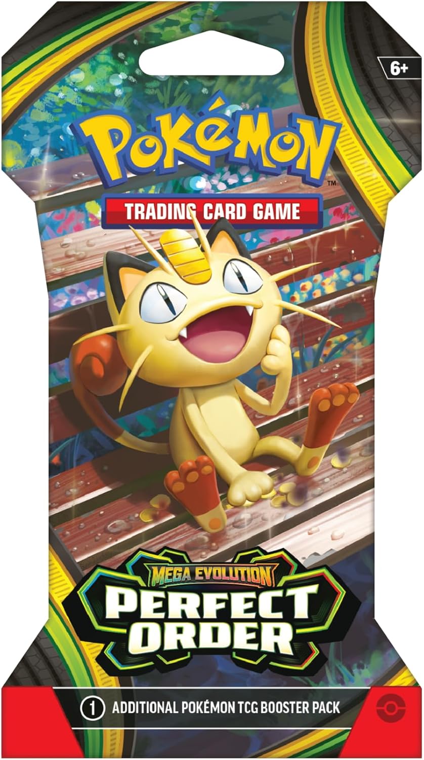 Pokemon TCG: Mega Evolution Perfect Order Sleeved Booster Pack Lot - 8 Packs