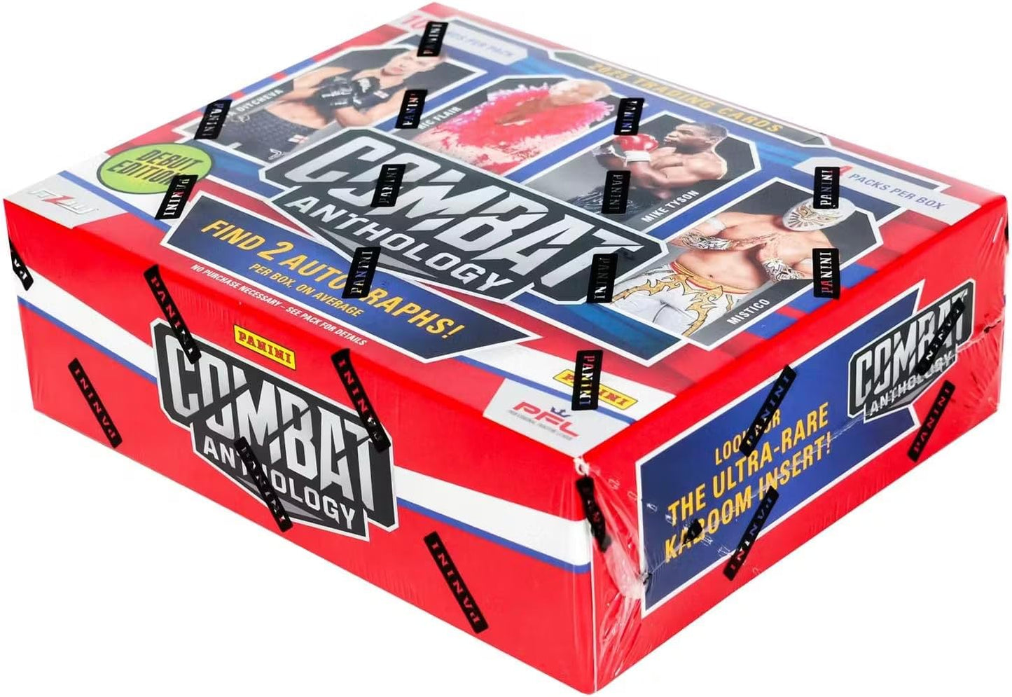 Panini 2025 PFL Professional Fighters League Combat Anthology Hobby Trading Card Box (Look for 2 Autographs and 20 Inserts or Parallels per Box on Average)