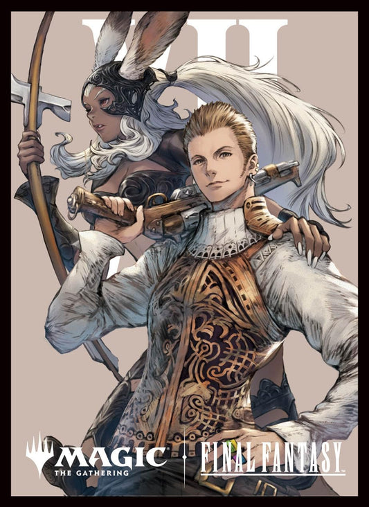 Ensky Magic: The Gathering - Final Fantasy Players 80ct Card Sleeves Character Borderless Edition - Sky Pirates Balthair and Fran (MFS-13)