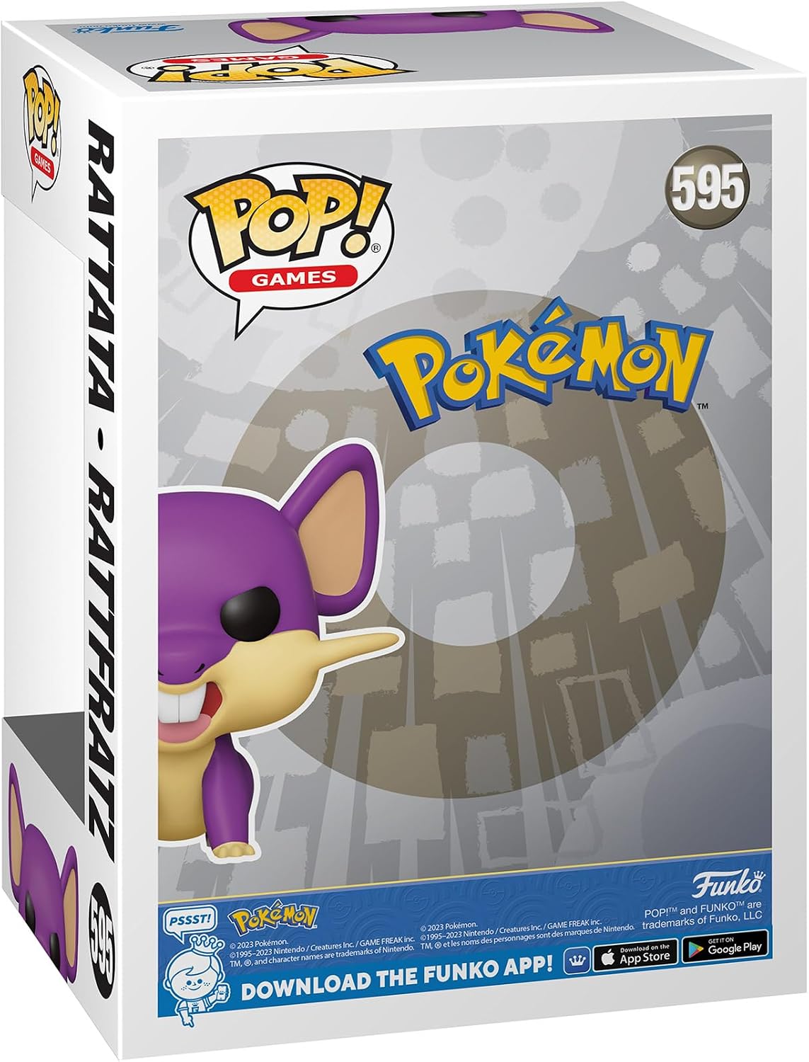 Funko - Figurine Pokemon - Rattata Pop 10cm - 0889698746328