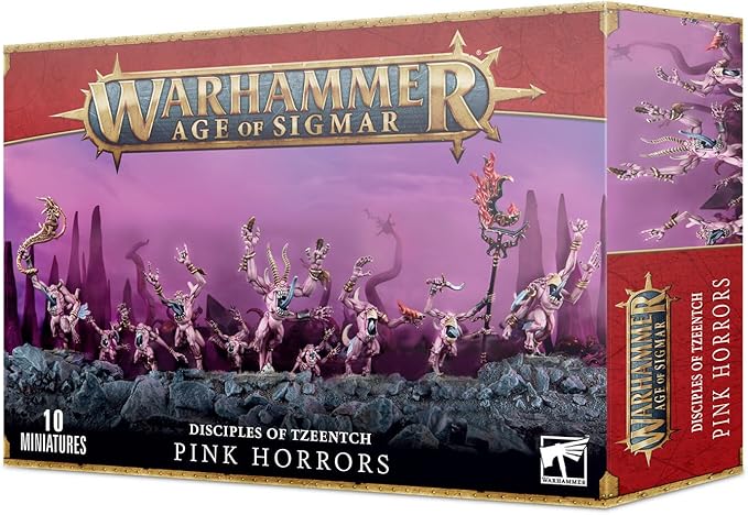 Games Workshop - Warhammer Age of Sigmar/Warhammer 40K - Disciples of Tzeentch/Chaos Daemons - Pink Horrors