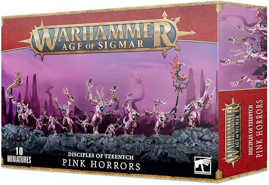 Games Workshop - Warhammer Age of Sigmar/Warhammer 40K - Disciples of Tzeentch/Chaos Daemons - Pink Horrors