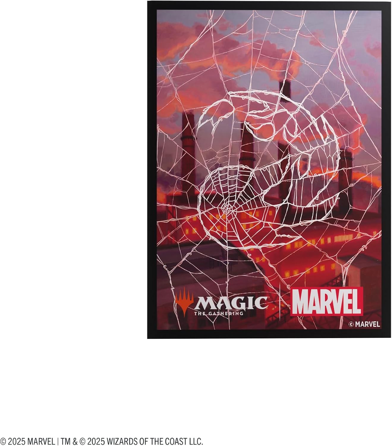 Gamegenic Magic: The Gathering Marvel's Spider-Man Premium Art Sleeves - Spider-Man Mountain - 105 Matte Textured Card Sleeves with Full-Color Artwork, Tournament-Ready & Plastic-Free Packaging