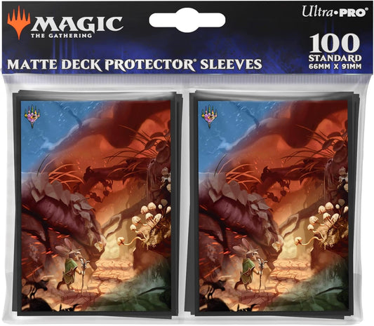 Ultra Pro - Magic The Gathering: Bloomburrow 100ct Deck Protector® MTG Sleeves Featuring Season Lands: Forest Summer, Protect and Store MTG Cards, Standard Size Card Sleeves