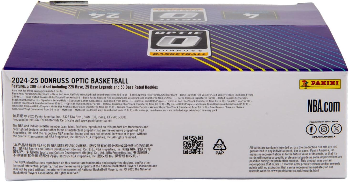 2024-25 Panini Donruss Optic Basketball Trading Cards Retail Box