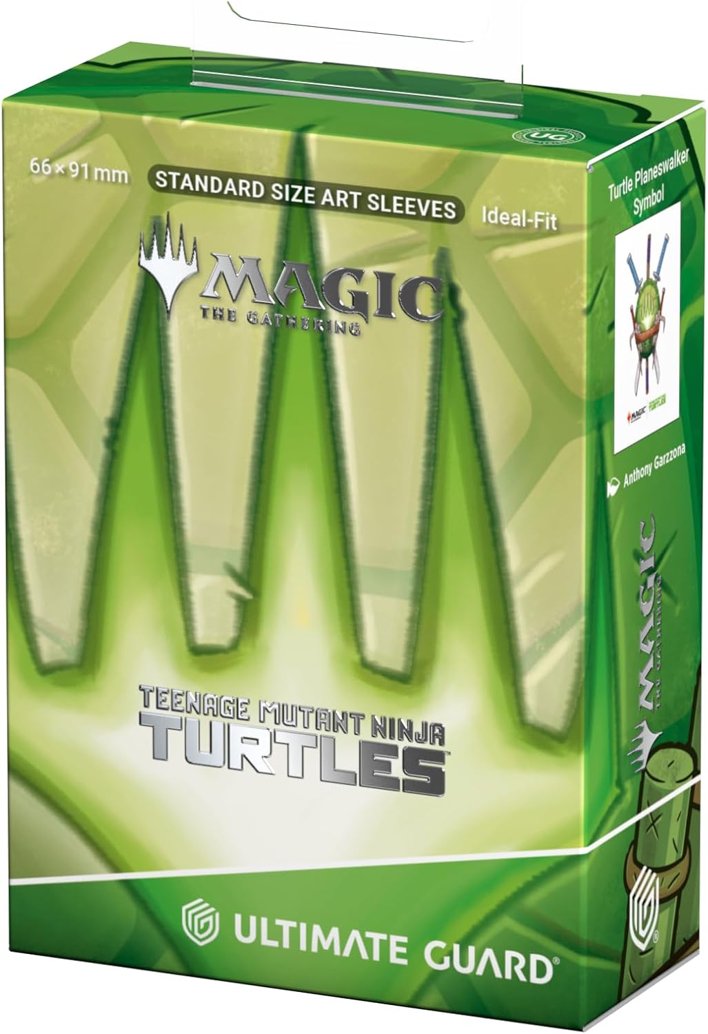 Ultimate Guard: Magic The Gathering: Teenage Mutant Ninja Turtles: Art Sleeves - Turtle Planeswalker Symbol
