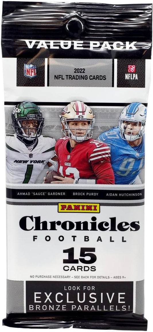 22 PANINI CHRONICLES FOOTBALL FAT PACK