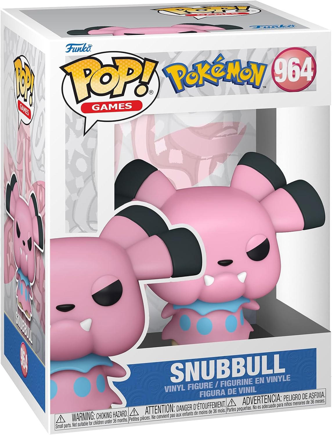 Funko POP! Games: Pokemon - Snubbull - Collectible Vinyl Figure - Official Merchandise - Toy for Children & Adults - Game Fans and Display