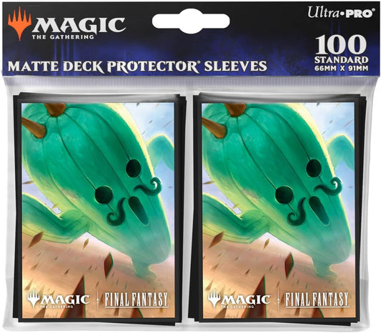 Ultra PRO - Final Fantasy x Universes Beyond Cactuar 100ct Deck Protector Sleeves for Magic: The Gathering | Trading Card Accessories, Collectible Card Game Gear, Final Fantasy Collectibles