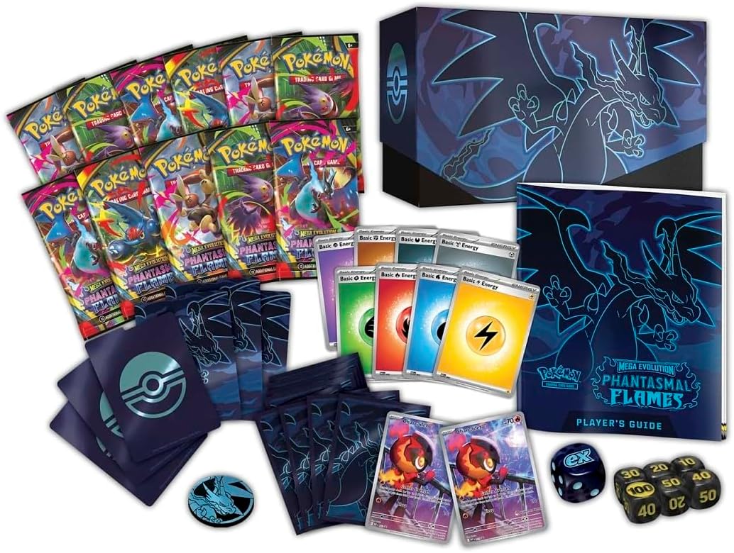 Pokemon TCG: Mega Evolution-Phantasmal Flames Pokémon Center Elite Trainer Box