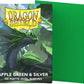 Dragon Shield Matte Dual Standard Size Card Sleeves 100ct - Apple Green & Silver