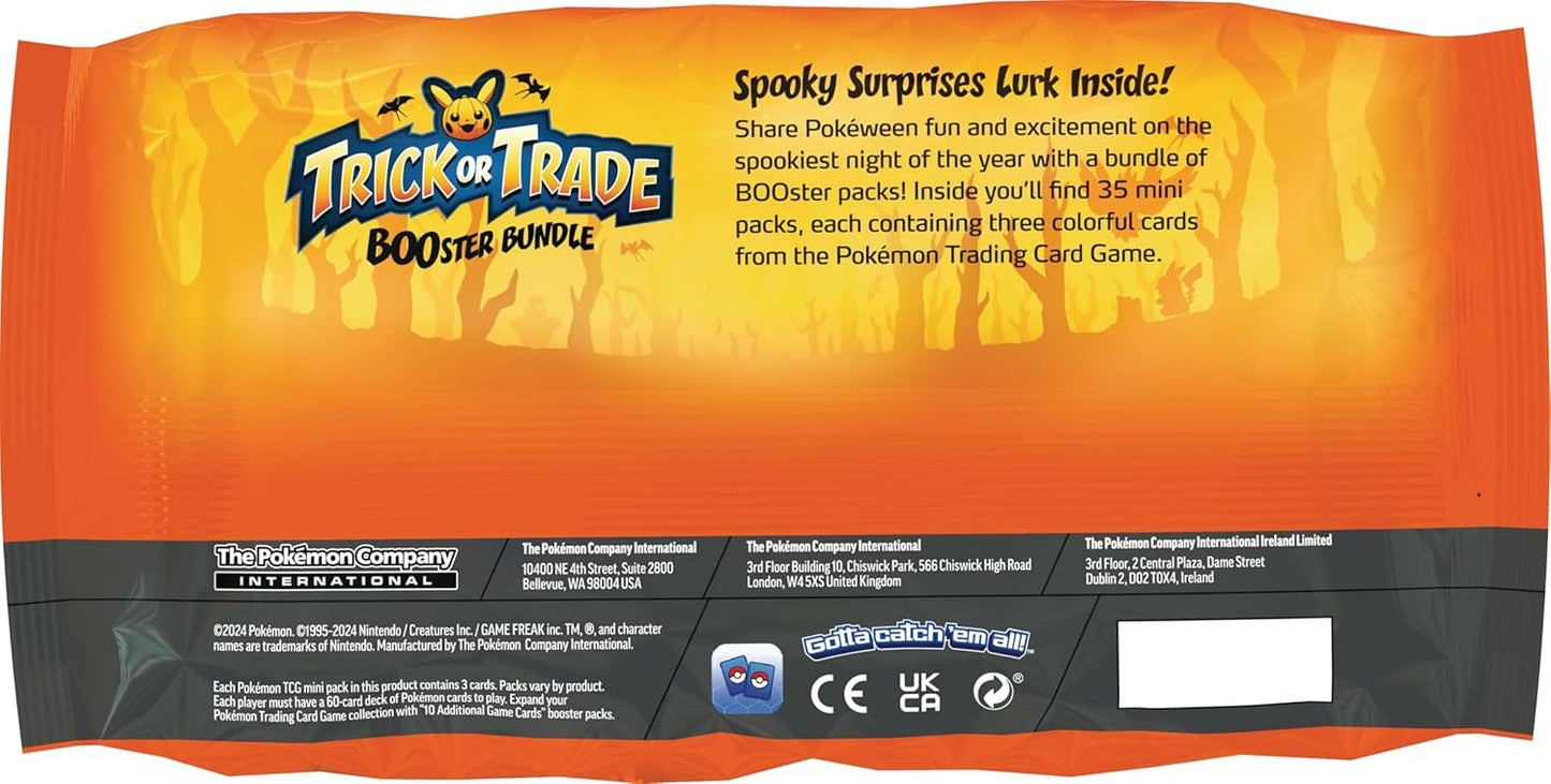 Pokemon TCG 2024 Booster Bundle - Trick or Trade (35 Packs)