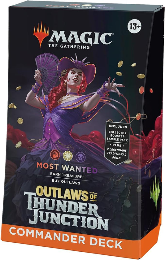 MAGIC THE GATHERING: OUTLAWS OF THUNDER JUNCTION COMMANDER DECK - MOST WANTED