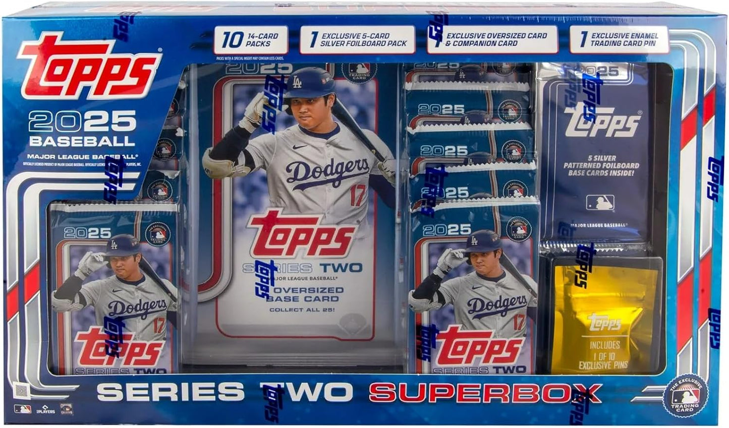 2025 Topps MLB Series 2 Baseball Trading Card Super Box