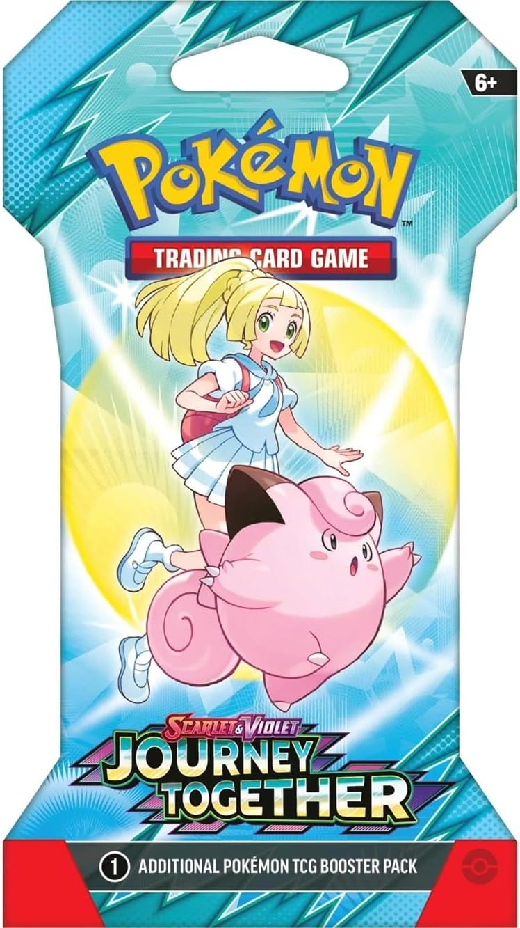 Pokemon TCG - Scarlet & Violet: Journey Together - 8 Booster Pack Lot - 80 Cards