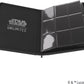 Star Wars Unlimited Zip-Up Album 18-Pocket - Officially Licensed Card Organizer for 360 Double-Sleeved Cards, Hexafyber Surface & Zipper Closure, Black Color, Made by Gamegenic