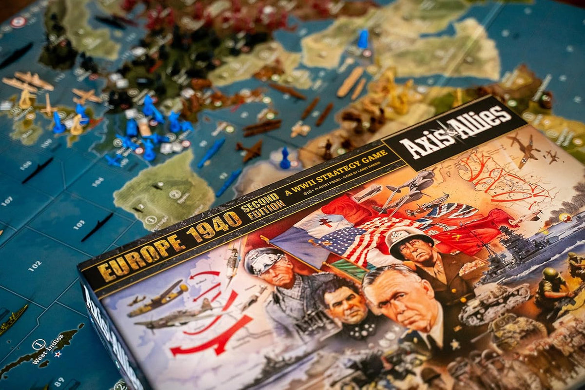 Renegade Game Studios Axis & Allies: 1940 Europe Second Edition Strategy Board Game – 2–5 Players, Ages 12+, World War II Miniatures Game